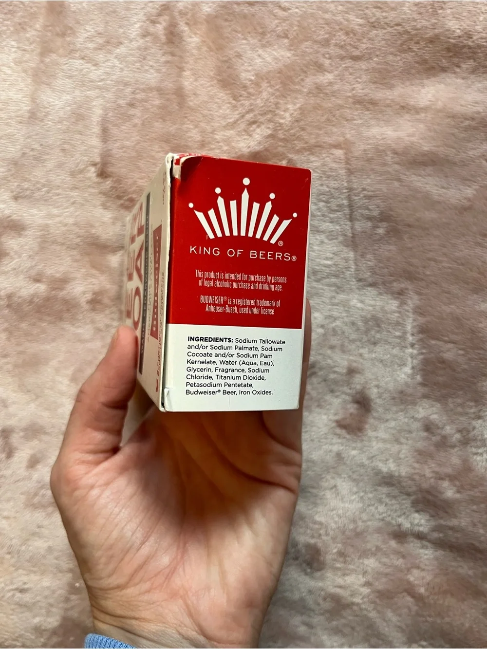 Duke Cannon Budweiser Beer Bar Soap Cedarwood